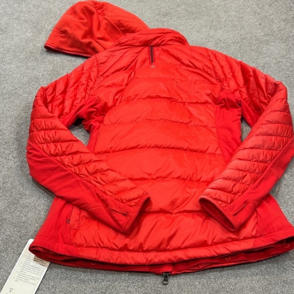 RELISTED.  NWT Lululemon RUN: What The Fluff Jacket Love Red 8 - Picture 14 of 15